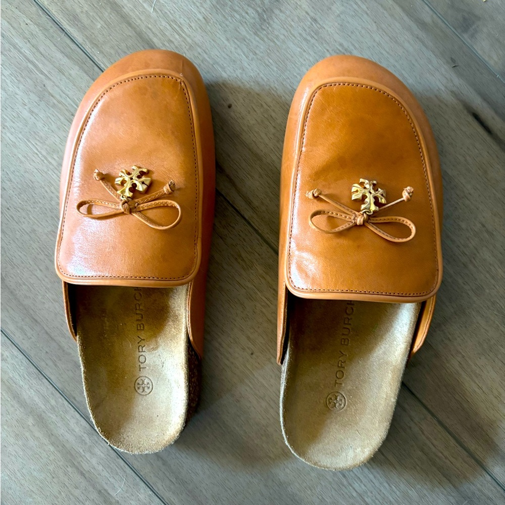 Tory Burch charm mules. Size 7.5.